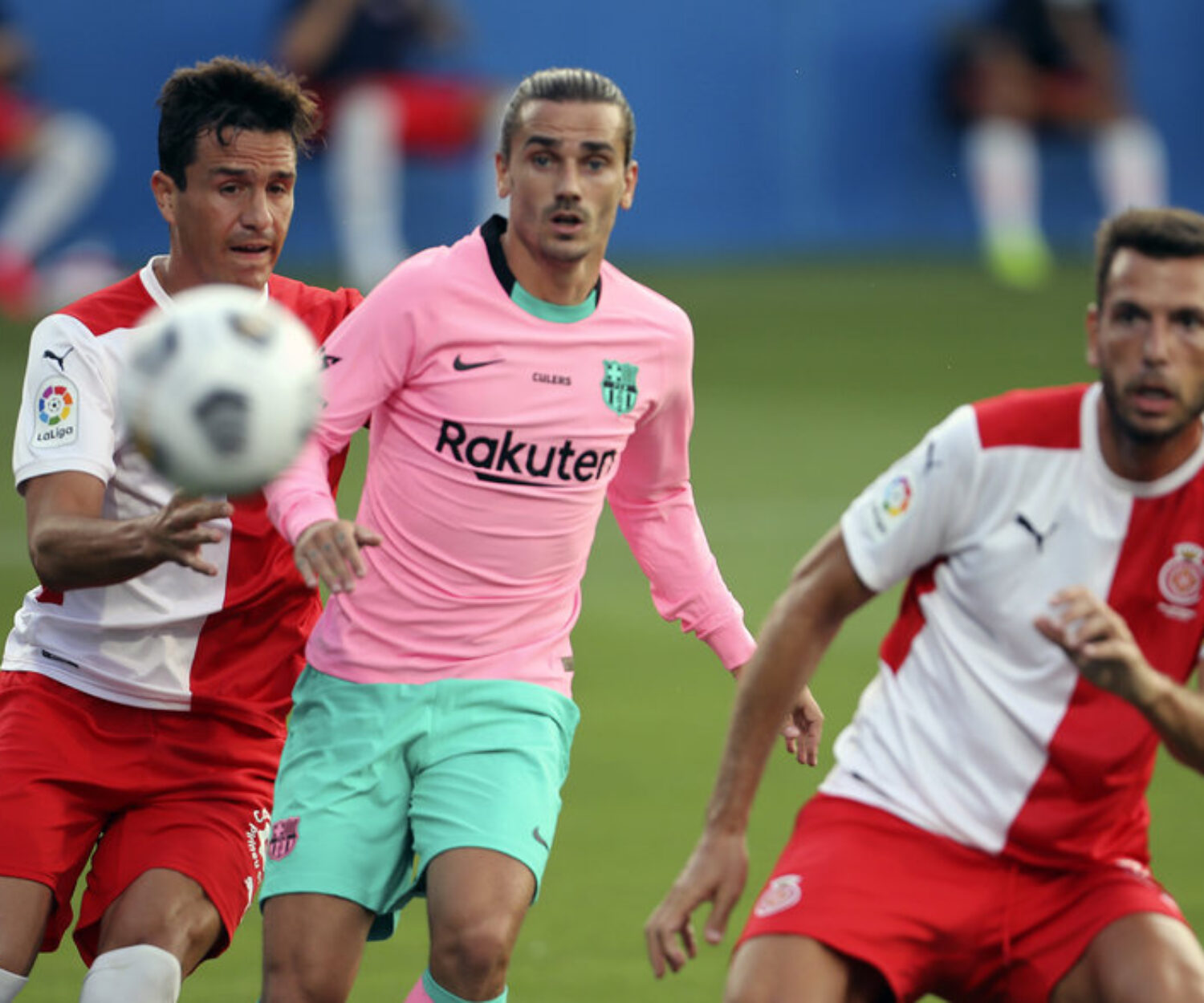 Barcelona. Futbol. Barça-Girona, pretemporada.